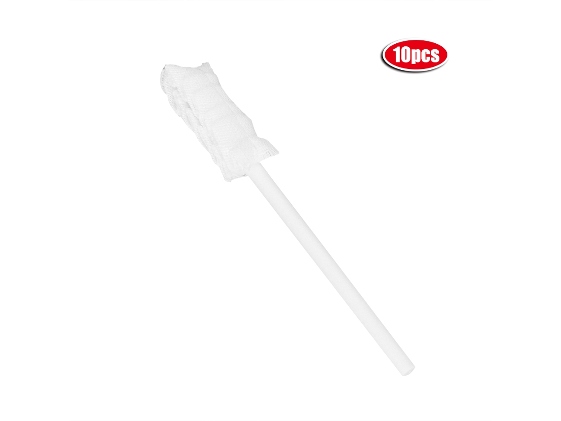 10pcs/set Escova De Dentes De Gaze Descartável Para Bebê Higiene Bucal Infantil Bastão De Limpeza Oral