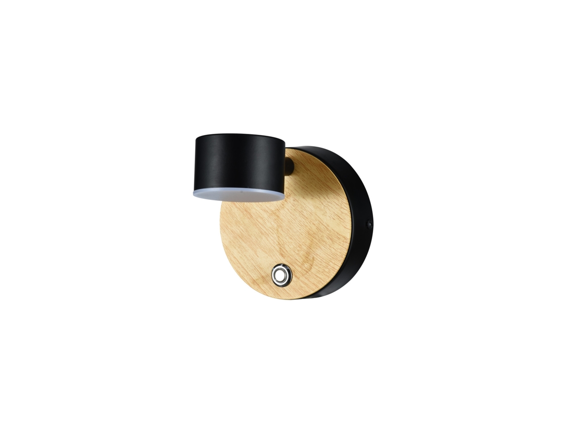 Lámpara de Pared LED 5W Metal con Interruptor Serifos