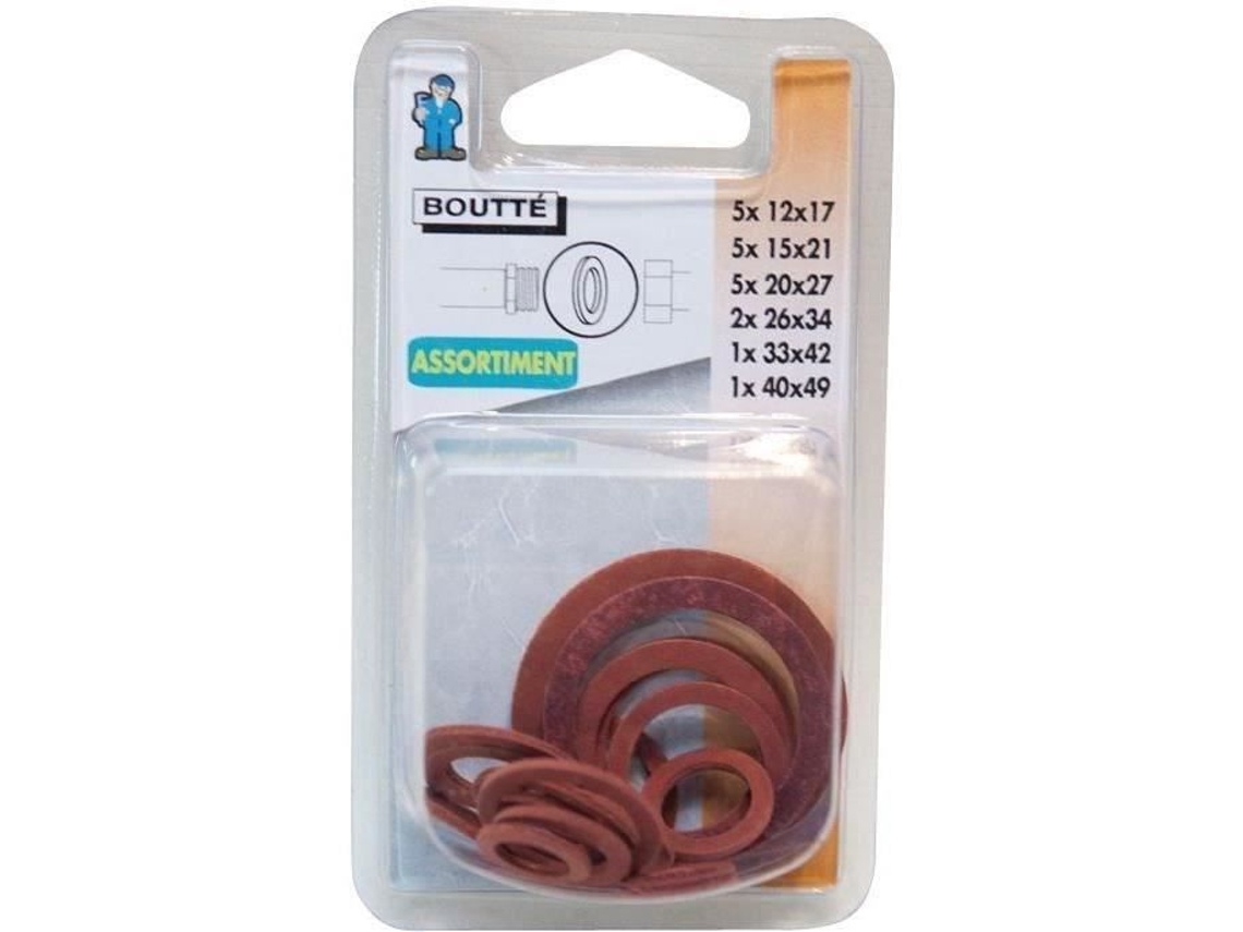 Sellado De Fibra Para Rosca Femenina Surtido Conjunto De 19 Boutte
