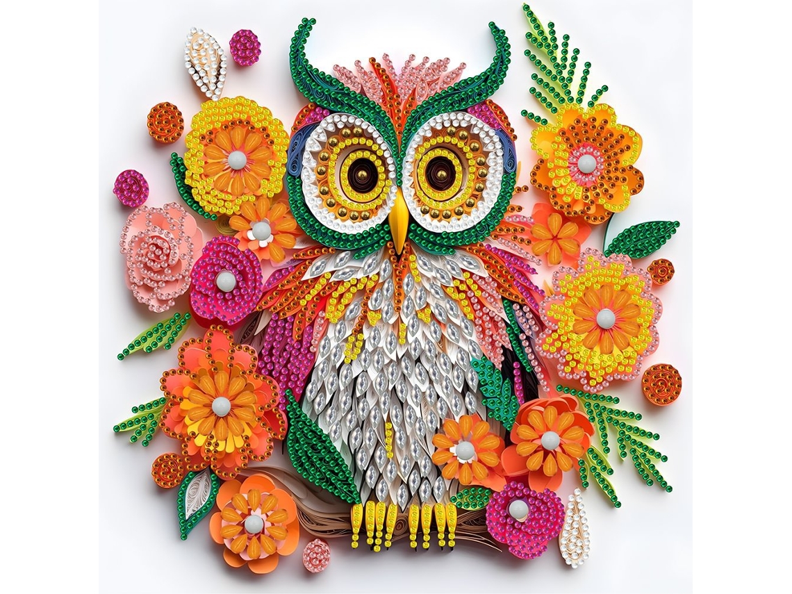Pintura de diamante SIURN Ab02 DIY Manualidades Decoración del hogar (30x30 cm)