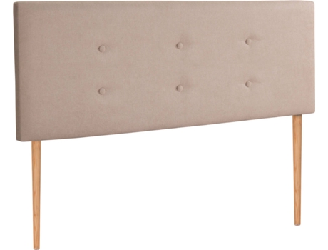 Cabecero DHOME con Patas (Beige - Tela - 150 x 5 x 105 cm)