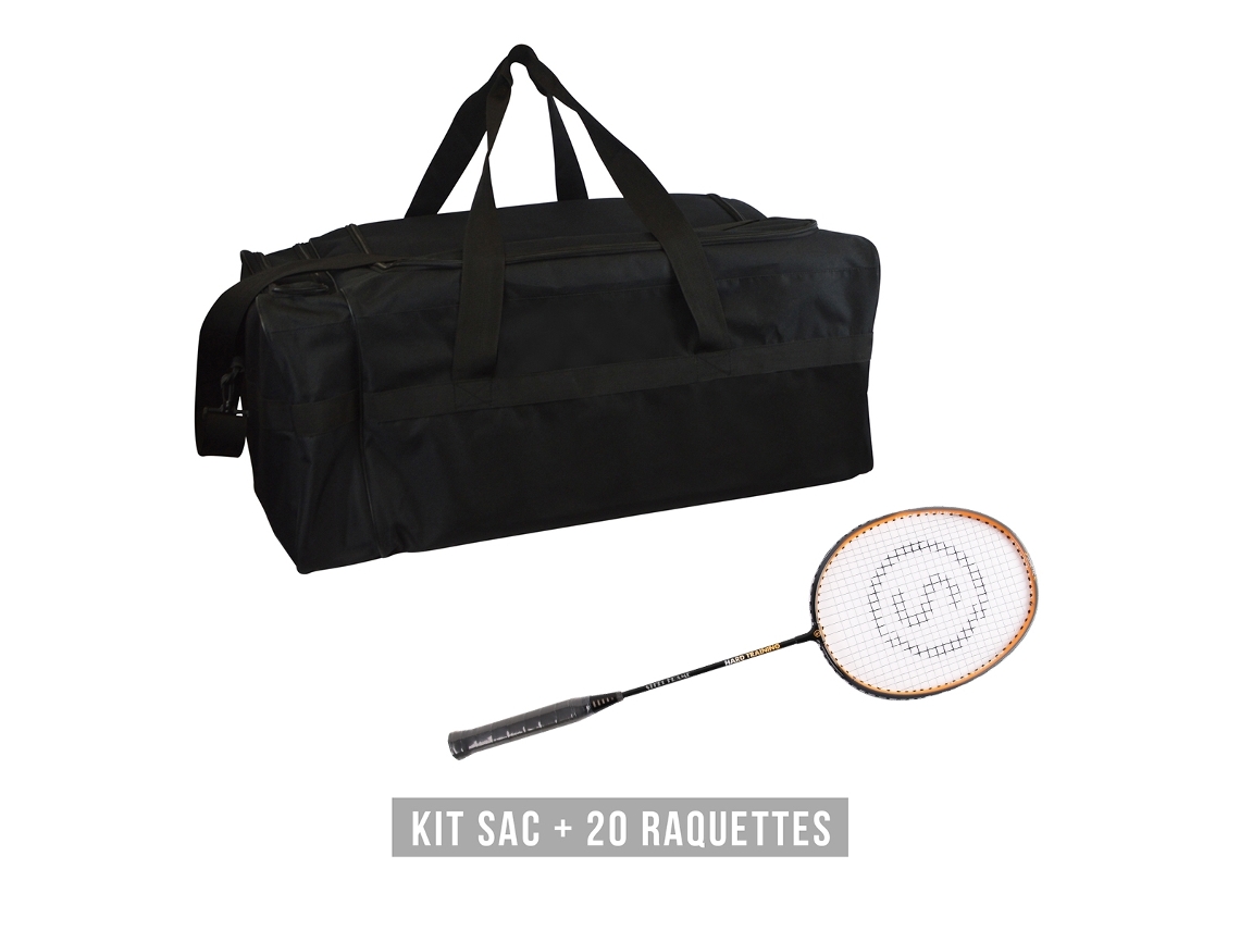Kit de raquetas (bolsa + 20 raquetas) Sporti France Hard Training