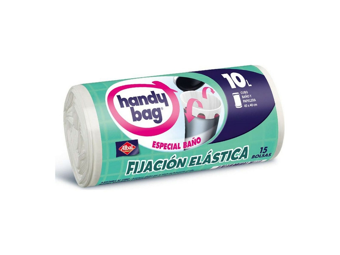 Bolsas de Basura ALBAL Handy Bag Perfumado Baños 15 x 10 L
