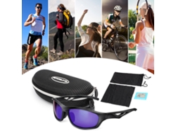 Gafas De Ciclismo Al Aire Libre Uv400 Polarizadas Con Estuche Para Hombre Y Mujer Deportivas