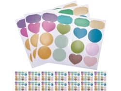 30 Hojas De Pegatinas Redondas Impermeables Con La Palabra "amor", Pegatinas De Papel Autoadhesivas.