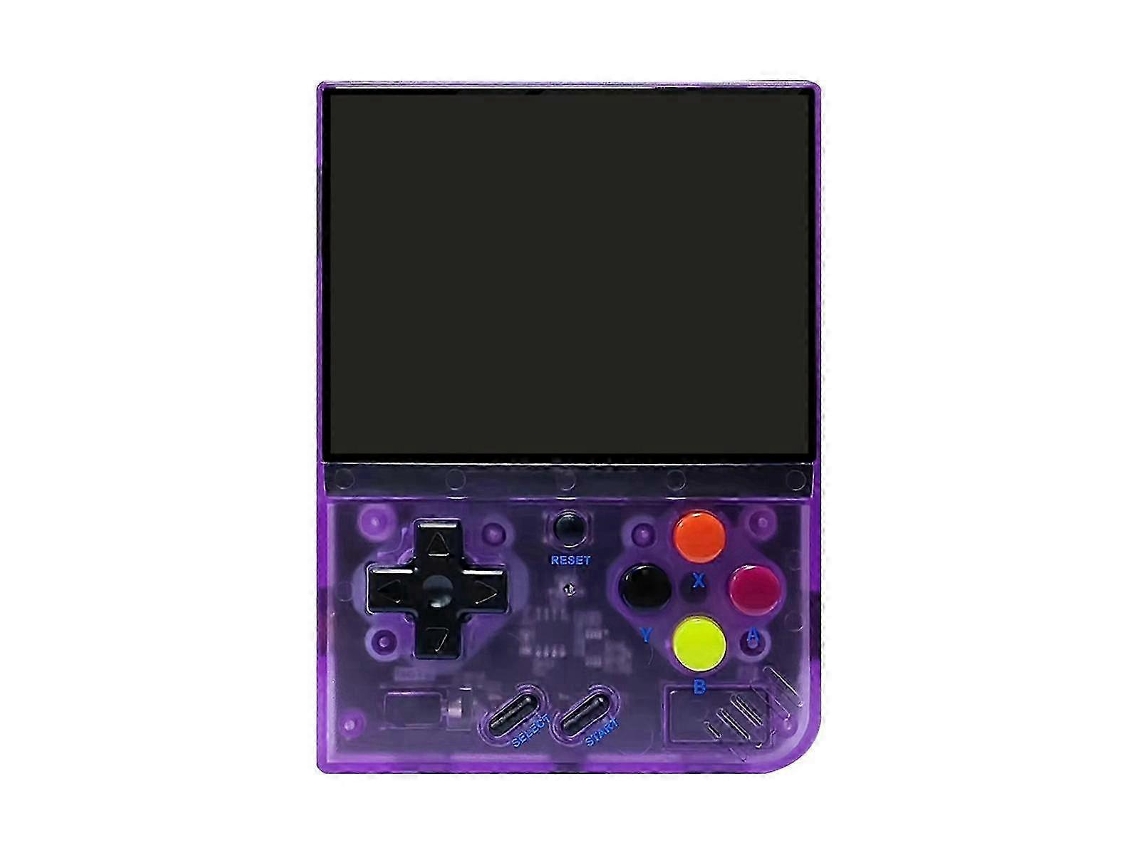 Consola De Juegos Portátil Retro R33s, Transparente, Con Pantalla Ips De 3,5 Pulgadas, Miniconsola Portátil