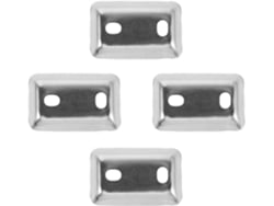 Kit de arandelas de acero inoxidable de 4 piezas Yarnow para toalleros y portarrollos de papel higiénico, mayor estabilidad y fácil instalación.