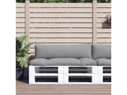 Cojines para muebles de palets, 2 unidades, tela gris HARLANV1