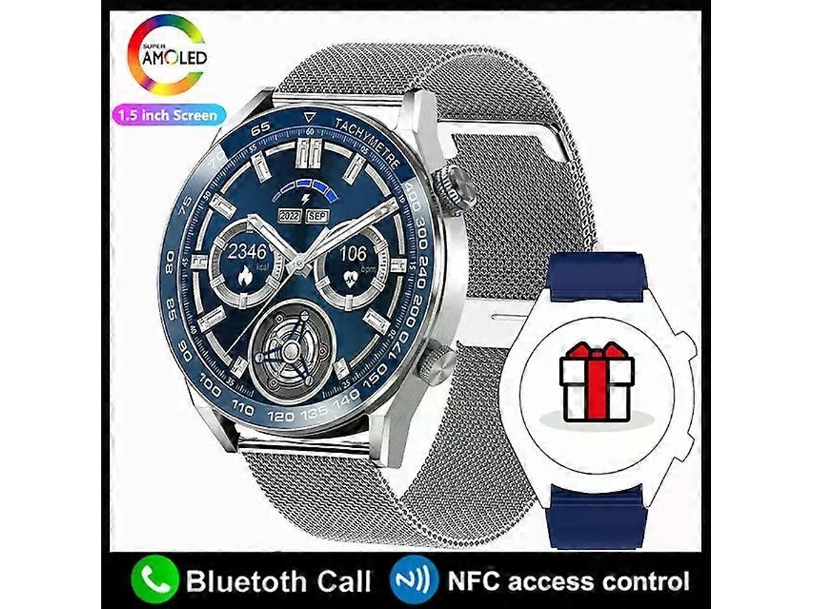 Reloj inteligente NFC para adultos 3 Pro, pantalla HD, control del ritmo cardíaco, Bluetooth, llamadas, IP68, resistente al agua, 2025, nuevo Ly Ebike