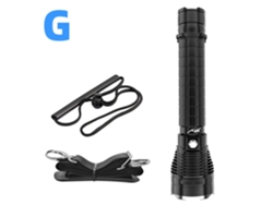 Linterna Led De Buceo Con Cable, Resistente Al Agua, Para Uso Acuático/terrestre, Modelo Largo. Paquete Grande. Czhhmart