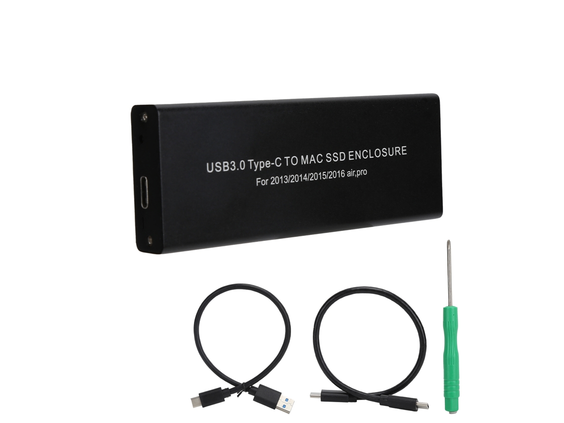 Caja Externa Para Disco Duro Usb 3.0 Tipo C Ssd A Caja De Disco Externo Para Macbook Air/pro 2013-2017