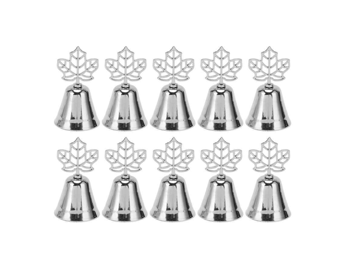 10 Soportes De Números De Mesa De Acero Inoxidable Estilo Hoja Plata Para Bodas Fiestas Oficina Portatarjetas Nombre Notas Fotos