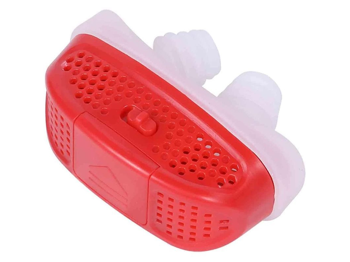 Dan26-dispositivo Antiruidos, Dilatadores Nasales Eléctricos Con Diseño De Ventilador De Doble Corriente Vortex Rojo