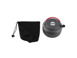 Hervidor De Agua Para Exteriores De 0,8 L, De Aluminio Resistente A Los Arañazos, Con Bolsa De Malla Para Excursiones Y Acampadas.