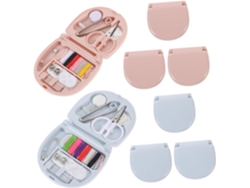 Kit De Costura De 8 Piezas Con Hilos, Herramientas De Bordado Y Suministros Portátiles Para Manualidades En Casa.
