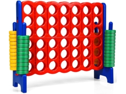 Juego de Match Juego de Aritmético y Educación con 42 Anillos Gigantes y Controles Deslizantes para Niños y Adultos 120*42*104cm COSTWAY