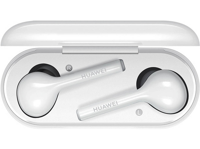 Auriculares Bluetooth True Wireless HUAWEI Freebuds (In Ear - Micrófono - Blanco)