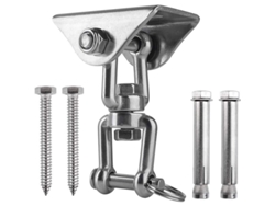 2026-gancho De Techo Innovador Acero Inoxidable 304 500kg Rotación 360° Para Colgar Silla, Lámpara, Hamaca, Yoga Con Tornillos