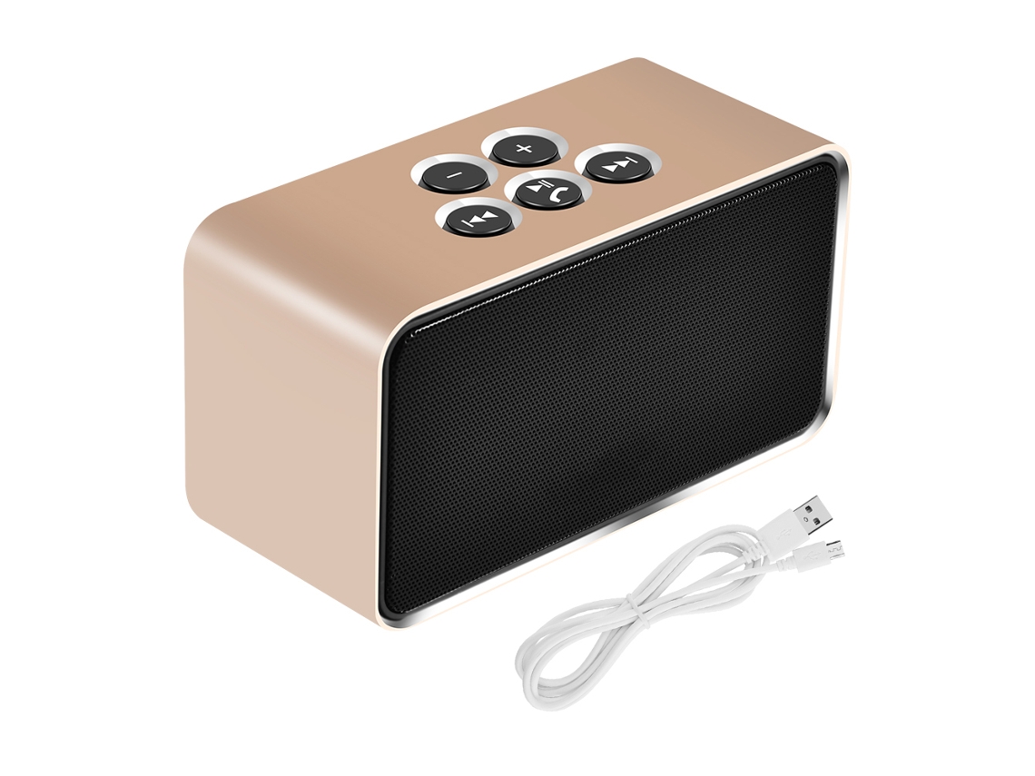 Altavoz estéreo Bluetooth portátil con micrófono