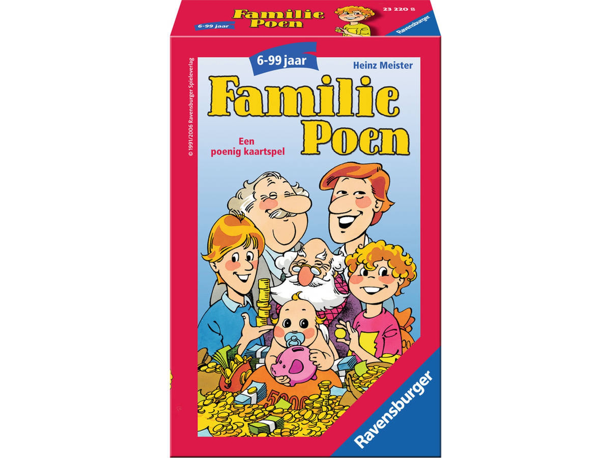 Juego de Cartas RAVENSBURGUER Familie Poen (Edad Mínima: 6)