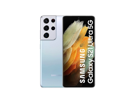 Smartphone SAMSUNG Galaxy S21 Ultra (6.8'' - 12 GB - 128 GB - Plateado)