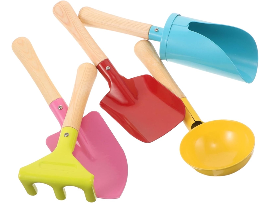 Juego De Herramientas Jardinería Para Niños Bordes Seguros Suaves
