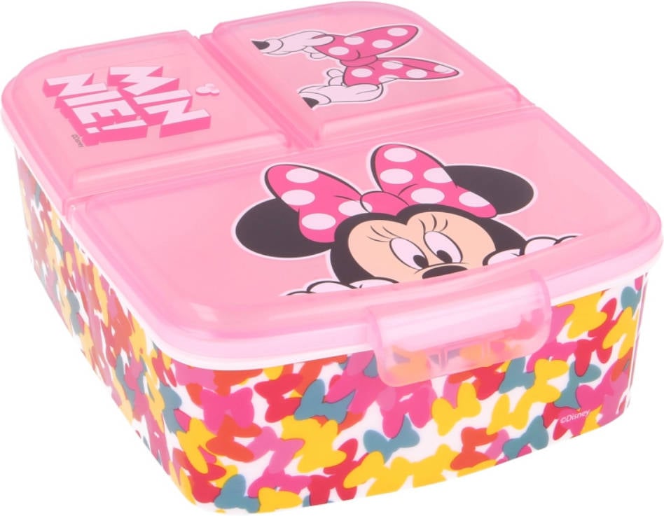 Lonchera MINNIE MOUSE (Blanco - Plástico - 5.5 x 16 x 13 cm)