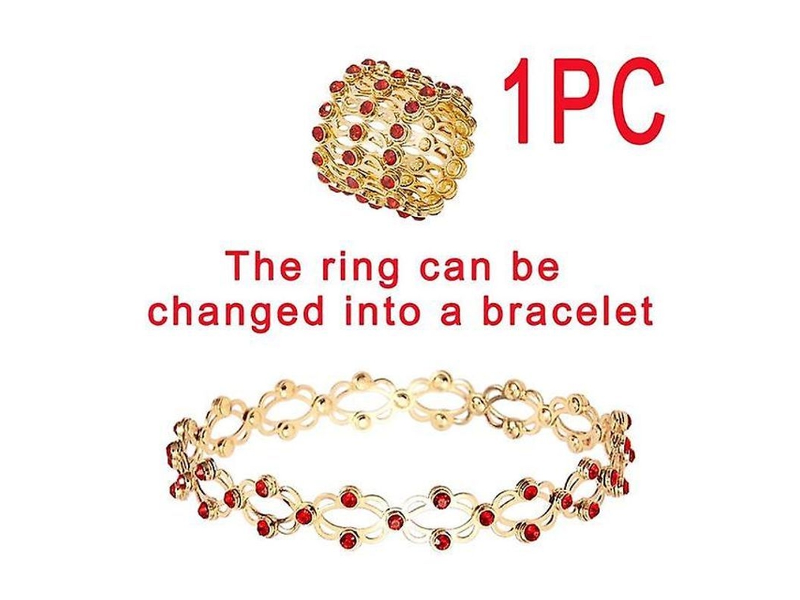 2026-pulsera Anillo Mágico Retráctil 2 En 1 Creativa Estirable De Cobre Plata S925 Cubic Zirconia Regalo Mujer