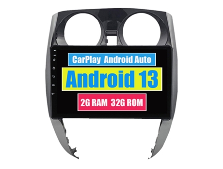 Autoradio Multimedia ROVERONE para Nissan Note 2 E12 2012 - 2021 CarPlay Android Coche Radio Bluetooth Navegación