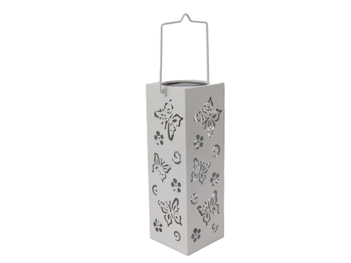Luz Solar Para Jardín Exterior Impermeable Led De Paisajismo Blanca