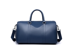 (Azul) Bolso de viaje para hombre de gran capacidad con compartimentos para artículos secos y mojados, resistente al agua, estilo bolso de mano.