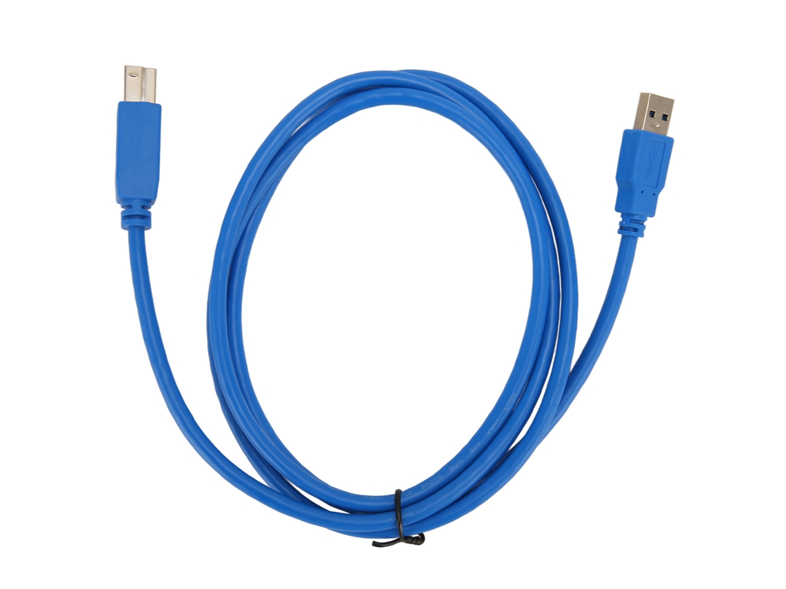 Cable Usb 3.0 Impresora A Macho A B Macho 5gbps 1.5m Pvc Cobre Para Escáneres Discos Duros Hub
