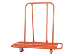 Carro Para Paneles De Yeso De 1000 Kg Con Ruedas, Color Naranja.