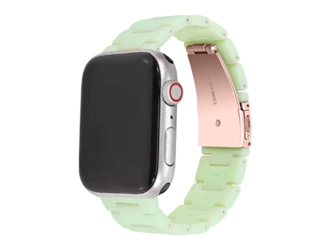 Correa Resina Luxury Verde Claro Apple Watch Series 6 40Mm