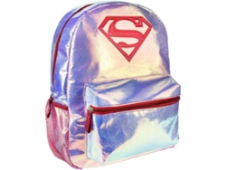 Mochila CERDÁ Superman DC Comics Plateado (28x36x10cm - Poliéster)
