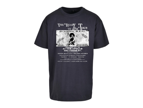 Camiseta MISTER TEE Biggie Tour Azul (S)