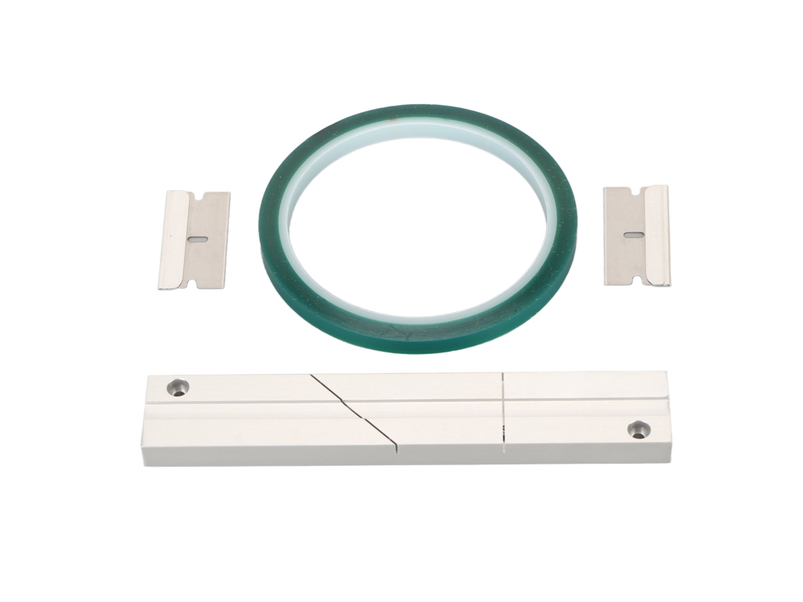 Kit De Empalme De Cinta De 1/4 De Pulgada A 10 Pulgadas Con Bloque Profesional Para Cintas De Carrete Abierto Revoxsonido Green