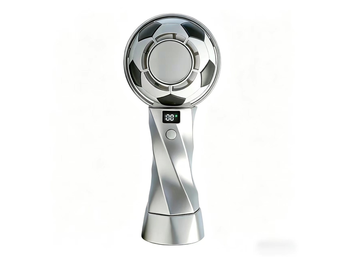 Ventilador Usb Portátil Con Forma De Balón De Fútbol, Ligero Y Silencioso, Ideal Para Eventos Deportivos De La Copa Mundial, Ergonómico Para