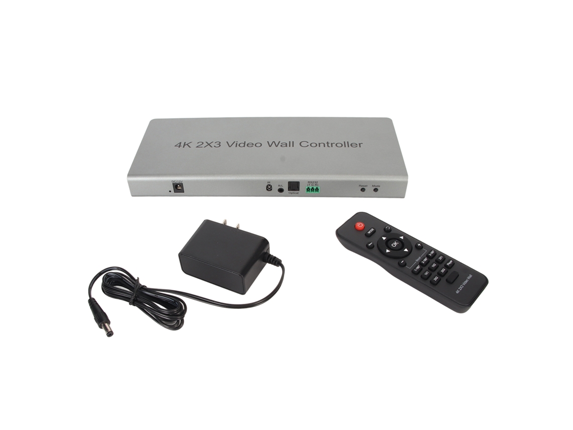 Controlador de videowall 4k con múltiples modos de visualización y divisor HDMI