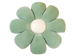 2026-almohada De Flor Margarita De Peluche Suave Para Niños, 15.7 Pulgadas, Color Verde