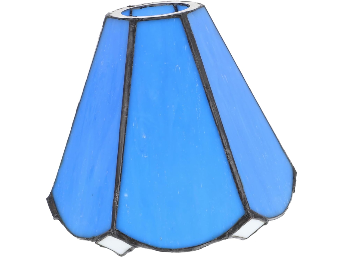 Elegante Pantalla De Lámpara De Mesa De Cristal Para Uso En Interiores.