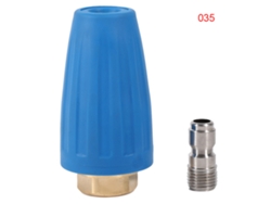 Boquilla Turbo Giratoria Para Hidrolavadora De Alta Presión De 3000 Psi, Conexión Rápida De 1/4", 3.5 Gpm.