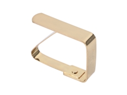Pinzas Para Manteles De Acero Inoxidable Dorado Duradero Para Picnics, Fiestas Y Uso Doméstico.