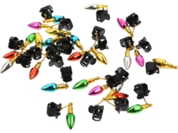 24pièces Clips À Barbe Forme De Cloche Décorations Faciales Humoristiques Para Ornements De Cheve...