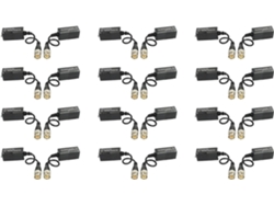 Transmisor Y Receptor Balun De Vídeo Pasivo, 12 Unidades, 8 Cables