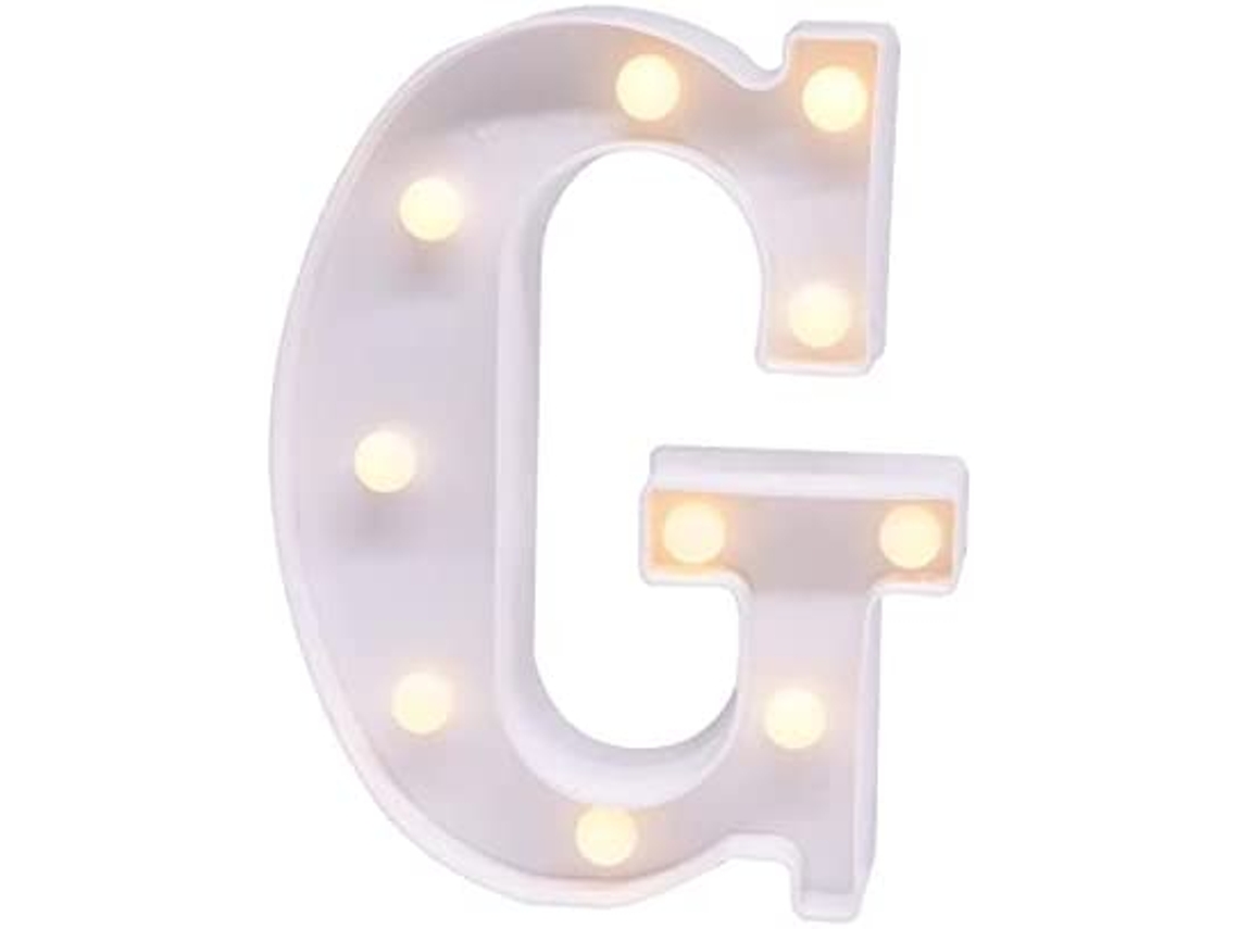 Letras Com Luzes Led Para Decoração De Interiores G