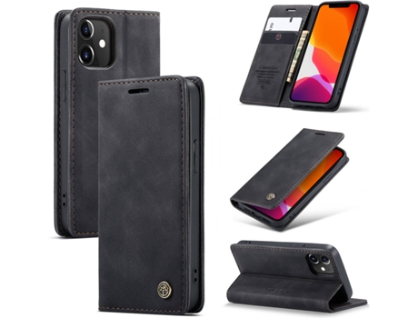 Funda iPhone 12 Mini PHONESHIELD Caseme Elite Negro