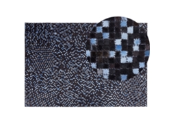 Alfombra BELIANI Ikisu de Piel de vaca Marrón 140x200