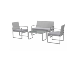 Conjunto de Jardín CONCEPT U Esna (Gris - Resina - 108x61x75 cm)