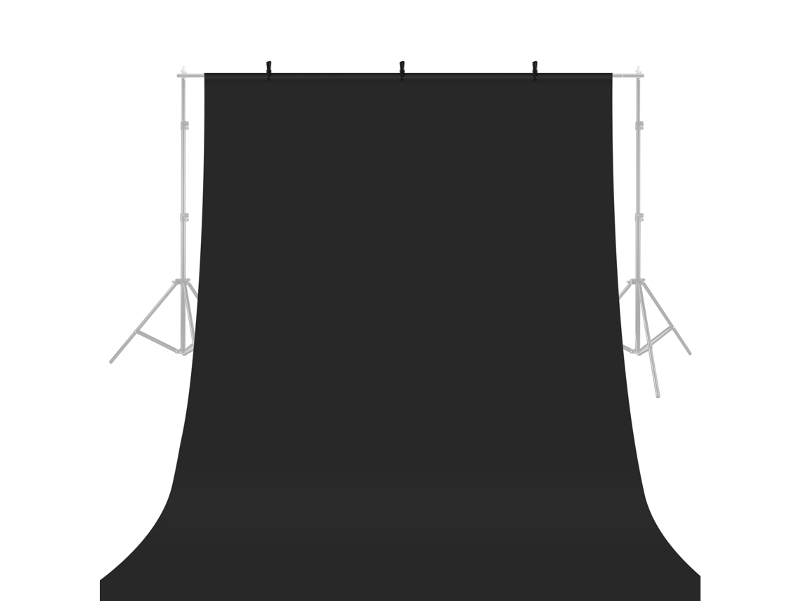 Fondo De Fotografía 3x3.6m/10x12ft Tela Poliéster-algodón Lavable Con 3 Abrazaderas Para Retratos Bebés Estudio